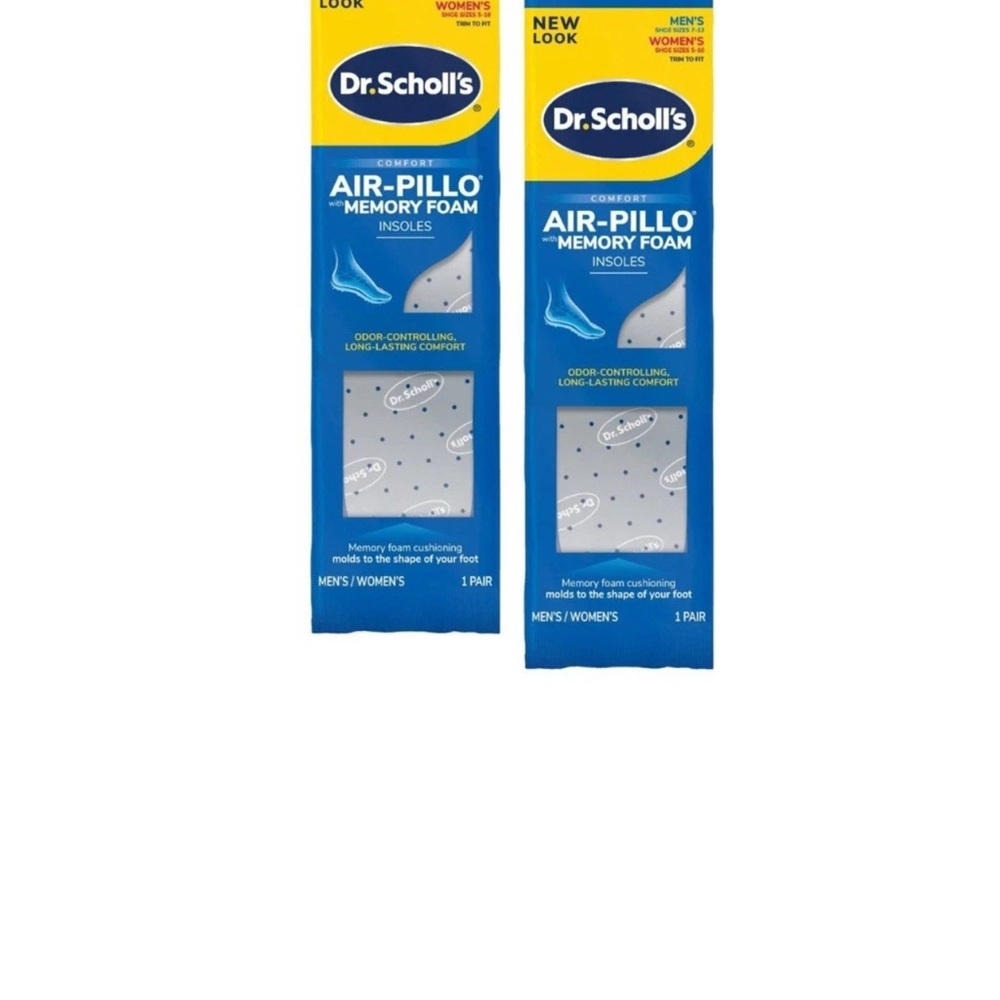 Dr. Scholl's Comfort Memory Foam Insoles in Blue